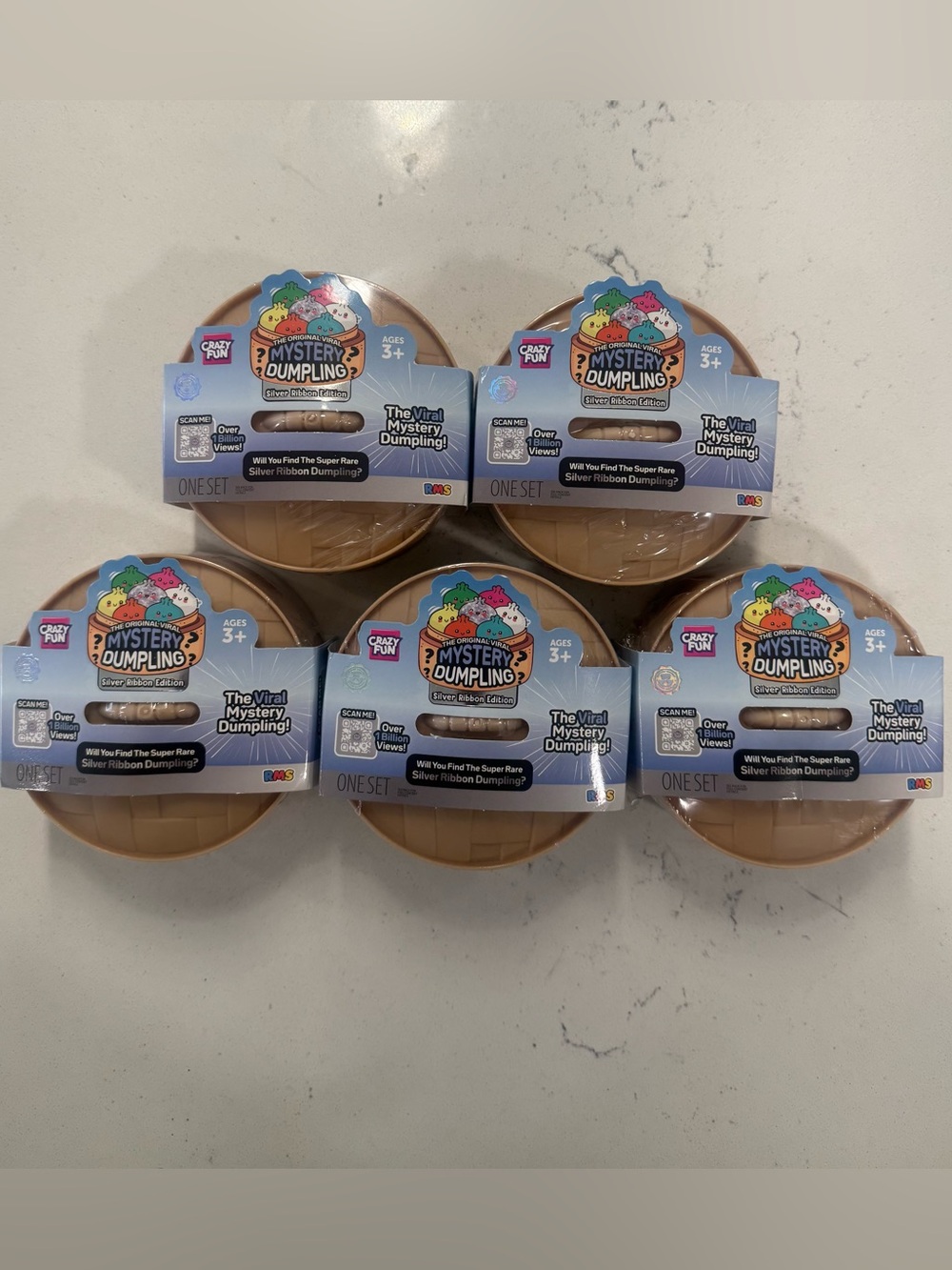RMS Crazy Fun Mystery Dumpling Silver Ribbon Edition Blind Pack LOT 5